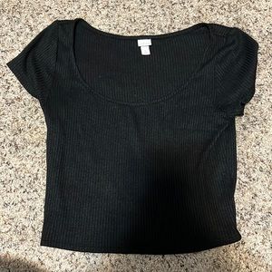 Ribbed crop top